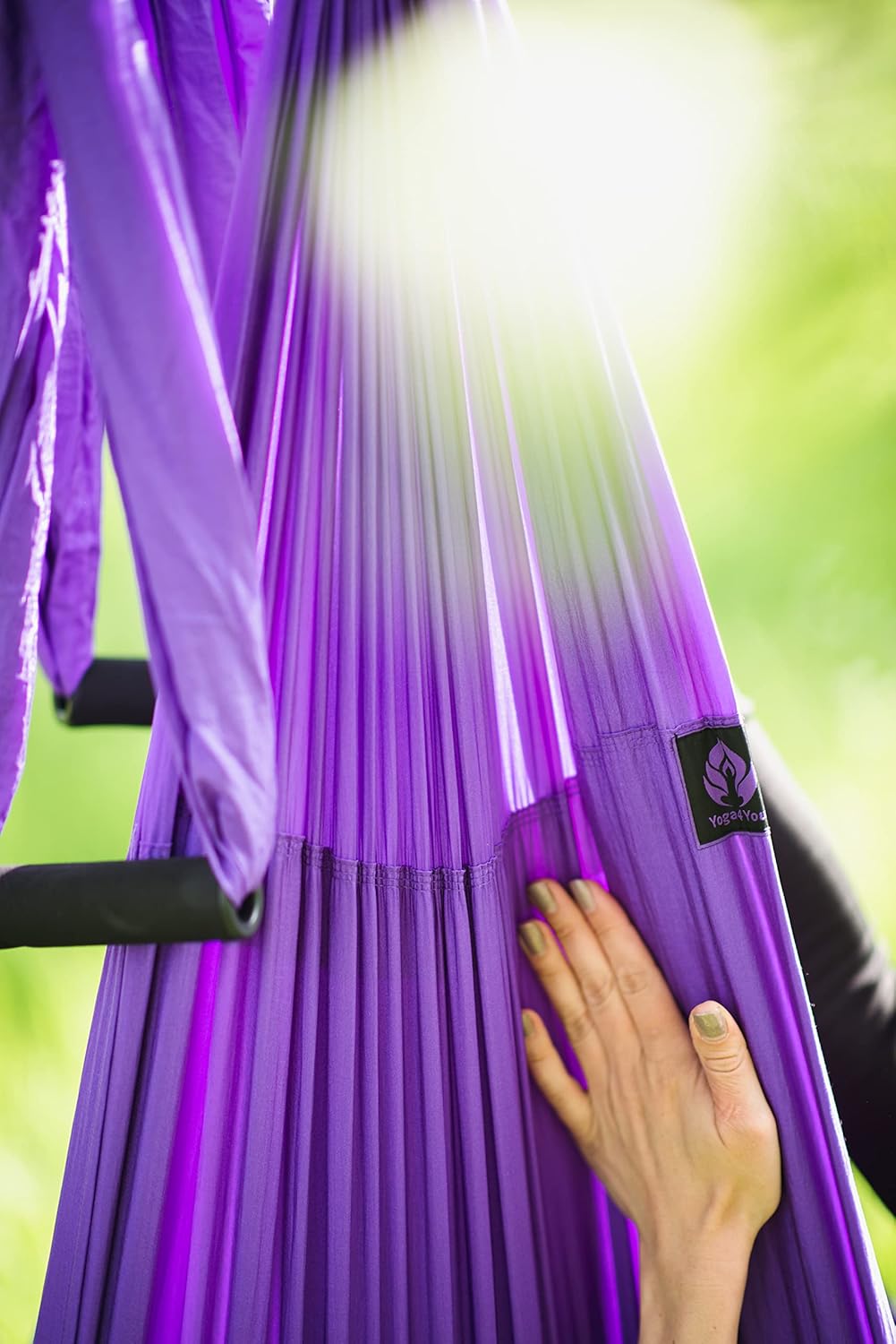 Aerial Yoga Swing Set - Hammock Hanging Swing - Sling Inversion Fly Kit - Antigravity Yoga Sling - Suspension Trapeze