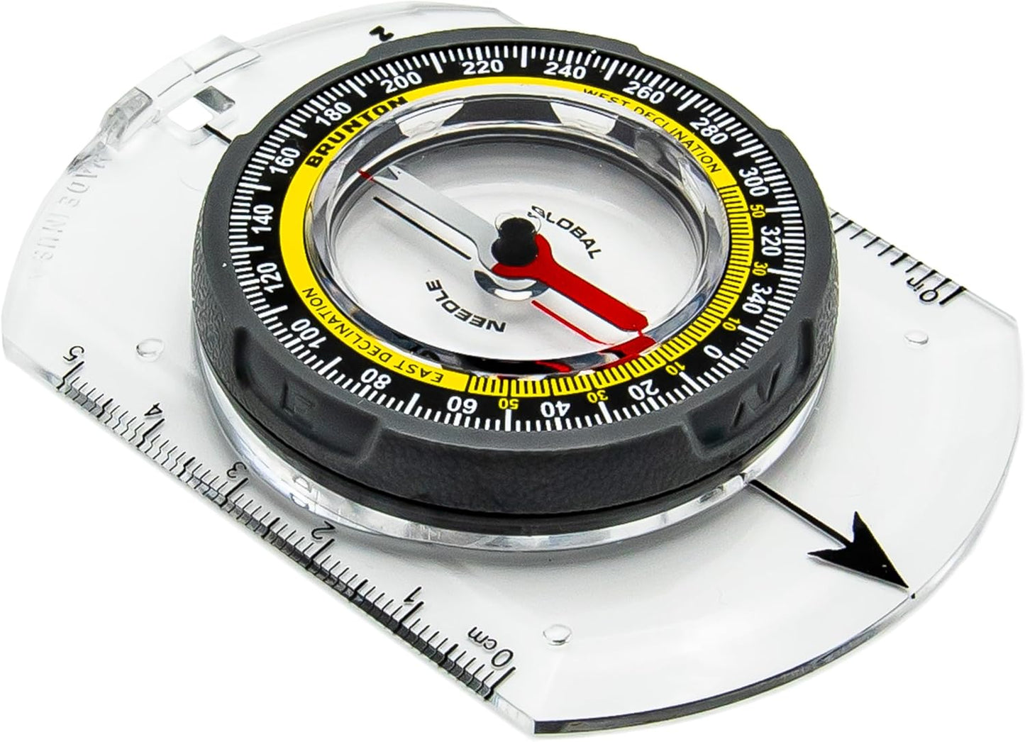 TruArc 3 Base Plate Compass by Brunton - Precision Navigation Tool