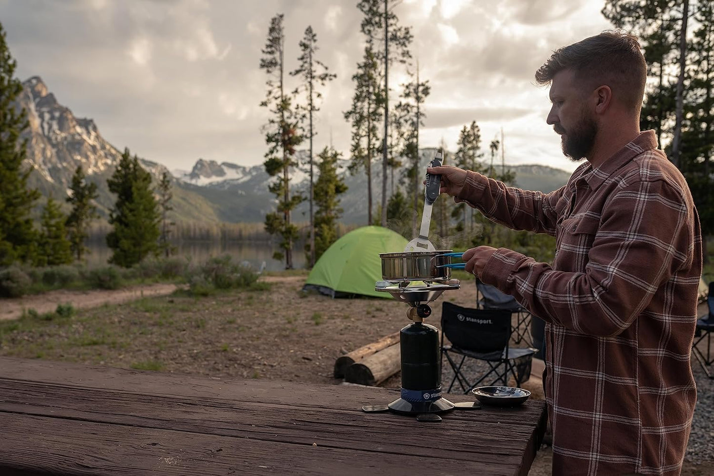 Stansport Single Burner Outdoor Portable Camping Stove
