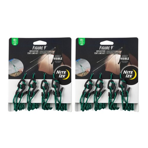 Nite Ize Figure 9 Reflective Tent Line Kit - 2 Count (2 Pack)