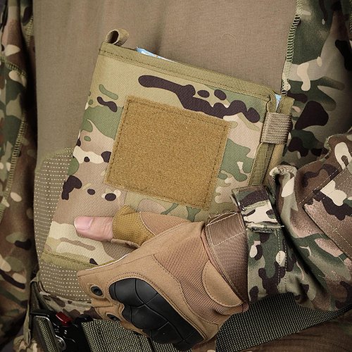 KOSIBATE Map Case, Military Map Protector, Water-resistant Map Pouch Holder for Outdoors or Hiking
