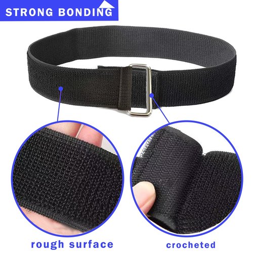 Elliptical Foot Pedal Straps, 2 PCS Universal Adjustable Under Desk Leg Ellipse Exerciser Row Machine Accessories, Enhances Stability and Workout Efficiency