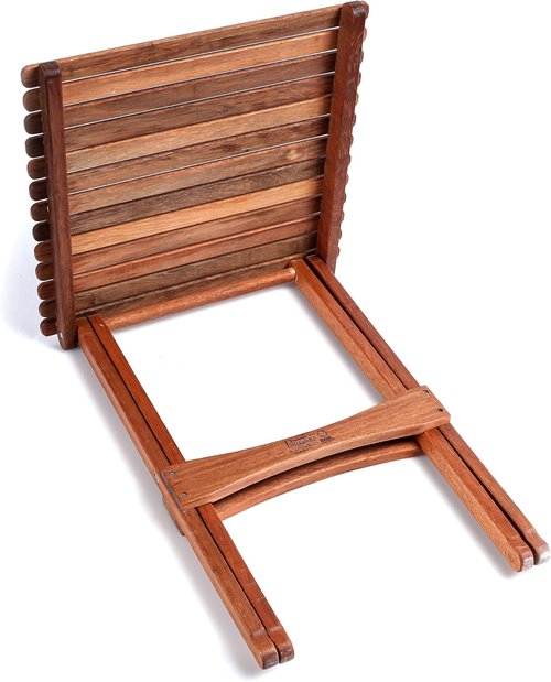 BYER OF MAINE, Pangean Folding Wooden Table, Easy to Fold and Carry Wooden Camp Table, Match Pangean Furniture, 20" L x 20" W x 22" H