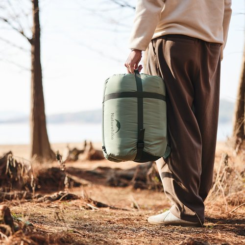 Naturehike Double Sleeping Bag for Adults, Patchwork Sleeping Bag for 1-4 Person, Washable Sleeping Bags for 3 Seasons, Camping, Backpacking, Hiking, Outdoor, YC300 Green