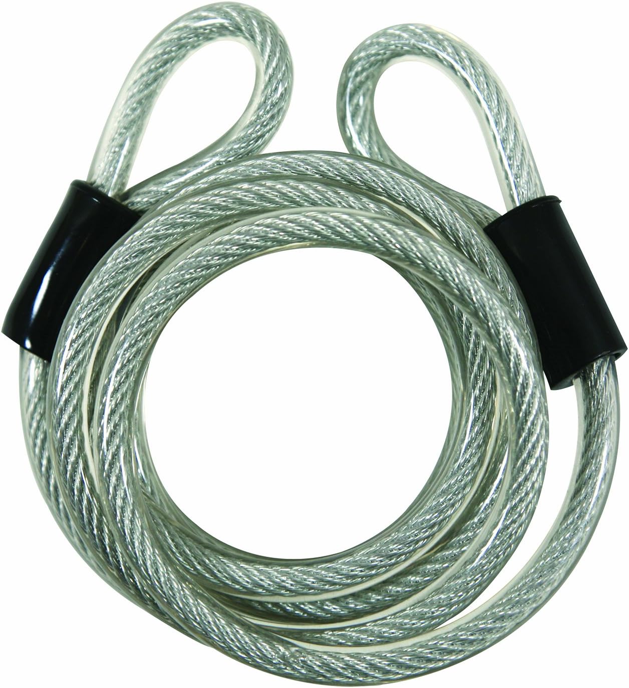 Guard Security 681/740 Vinyl Coated Cable with Loop Ends and 740 Padlock, 6-Feet x 5/16-Inch