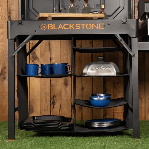 Blackstone 2237 On-The-Go Prep Table with Collapsible Carry Case Design, Powder Coated Steel, Black