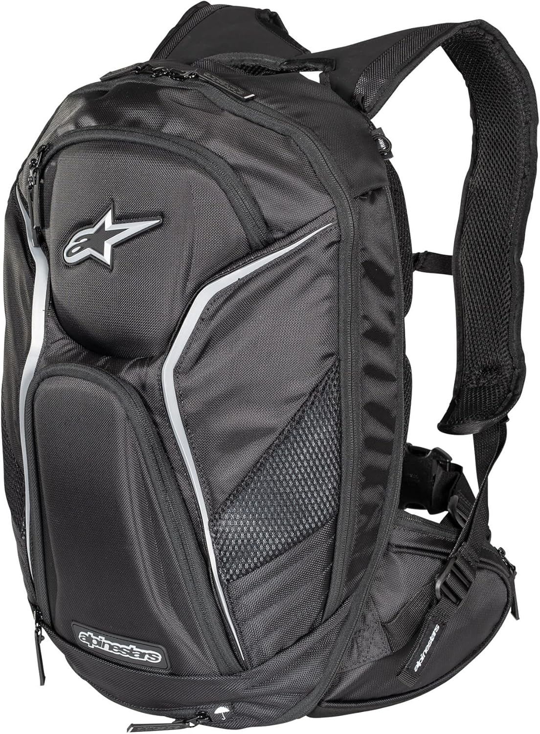 Alpinestars 6107115-12 Black/White 6.5"/9.5"/5.75" Tech Aero Backpack