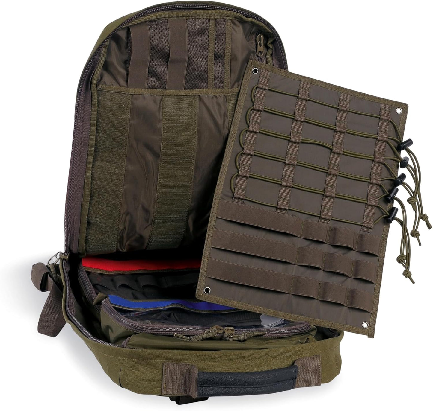 Tasmanian Tiger Medic Assault Tactical Medical Backpack MKII - Lightweight MOLLE System Organization for First Aid Survival, Black - One Size