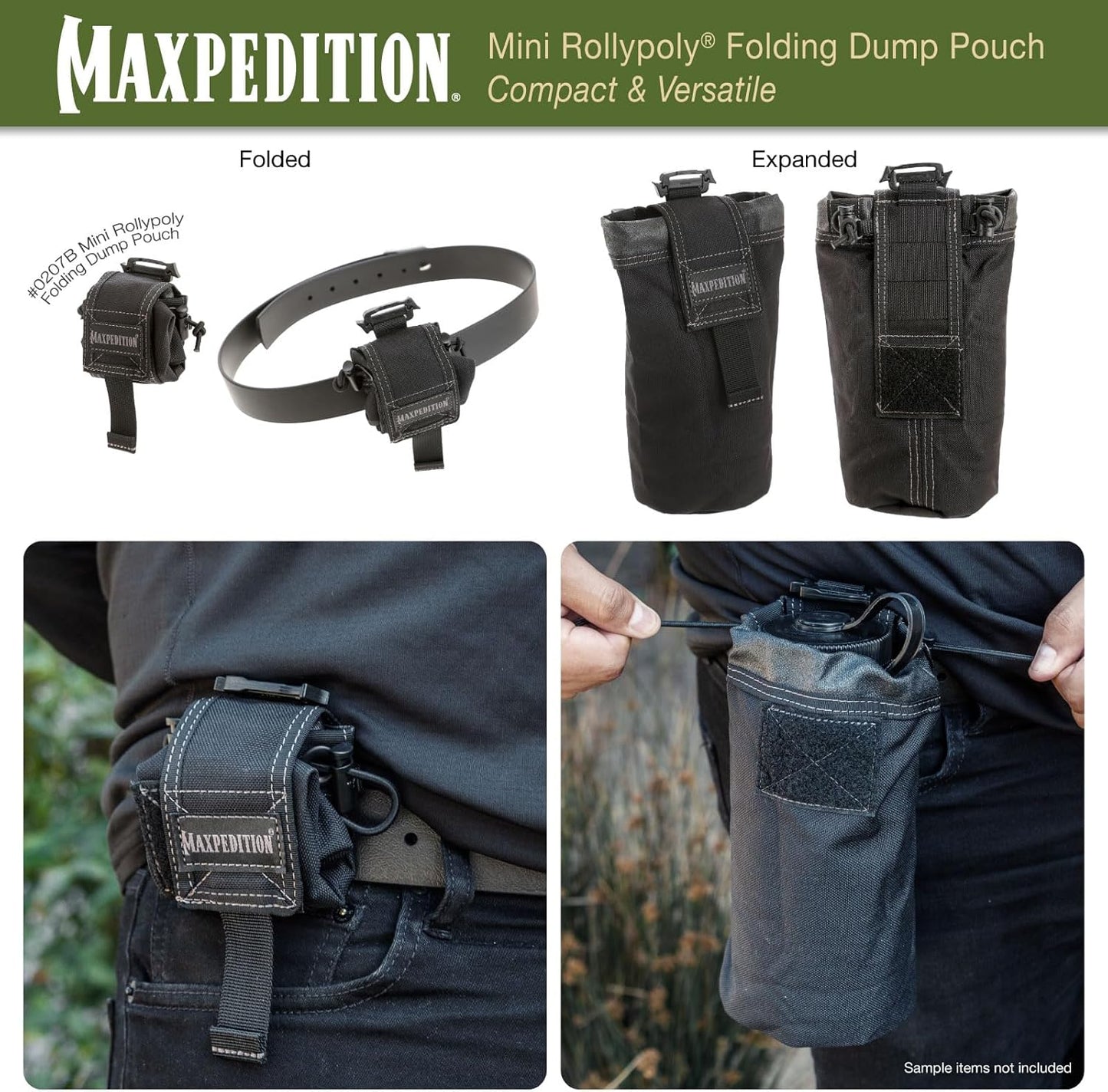 MAXPEDITION Mini Rollypoly Folding Dump Pouch