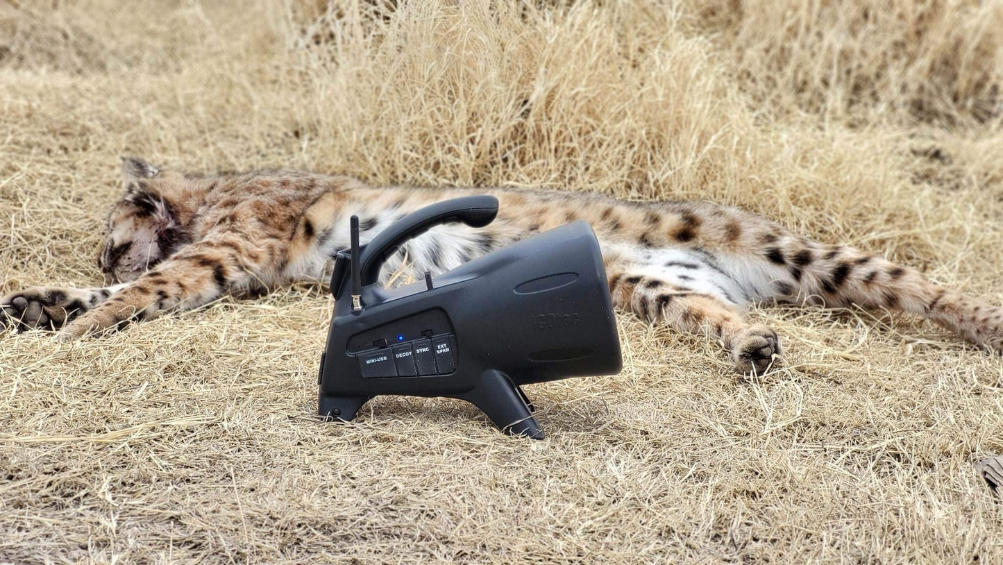 Night Stalker+ Predator Game Call - Designed for Coyote, Fox, Bobcat, Raccoon Hunting - 165 Sounds Included, 300 Yard Remote Range