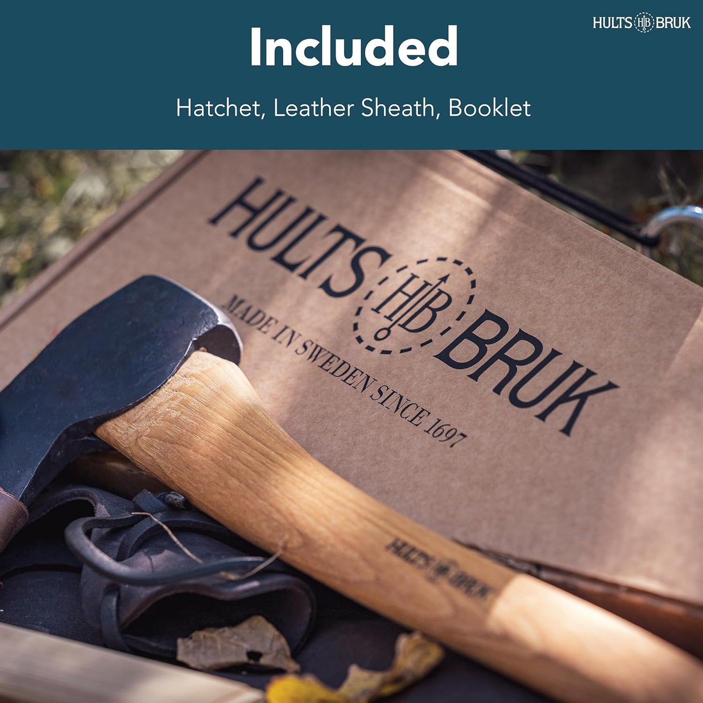 Aneby Hatchet by Hults Bruk - 2 lb Head, 20" Handle for Precision Cutting