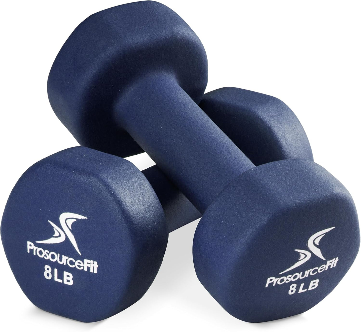 ProsourceFit Neoprene Dumbbell Coated for Non-Slip Grip, 10 lb