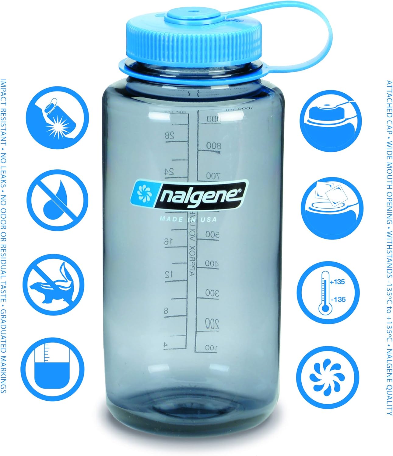 Nalgene Easy Sipper - Designed specifically for your NALGENE 32 Oz wide mouth bottle