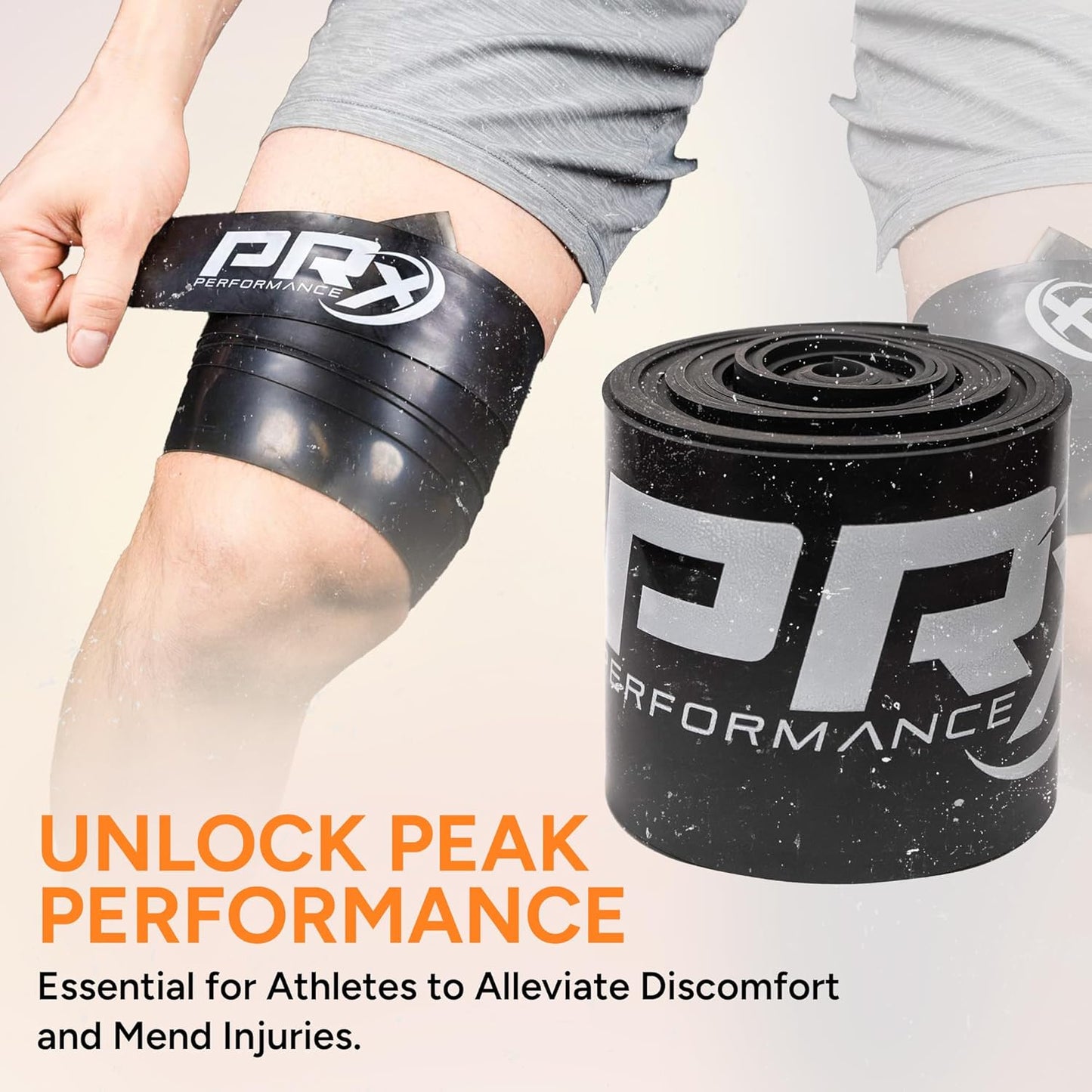PRx Performance Compression Floss Band for Muscle Recovery & Mobility - 1mm Gym Strap for Improved Circulation & Reduced Soreness