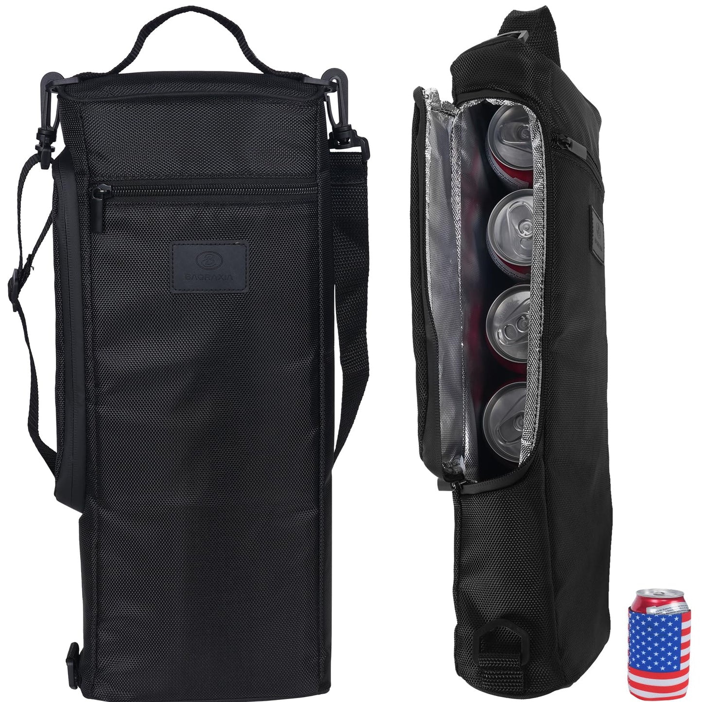 Golf Bag Cooler, Golf Accessories Father's Day Papa Gifts for Men Dad Husband, Anniversary Birthday Gift for Him, Cooler Holds 6 Beer Cans Keeps Drinks Cold for Hours - Fits Discreetly in Golf Bags