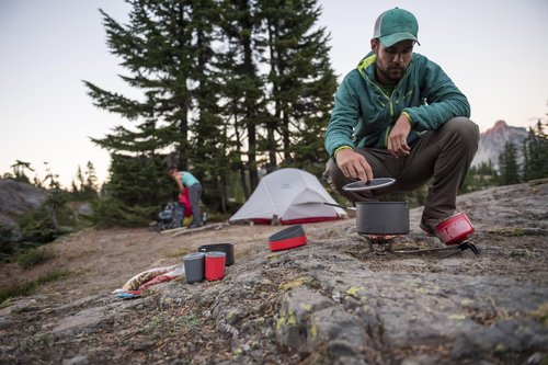 MSR WhisperLite Universal Compact Hybrid Fuel Camping and Backpacking Stove