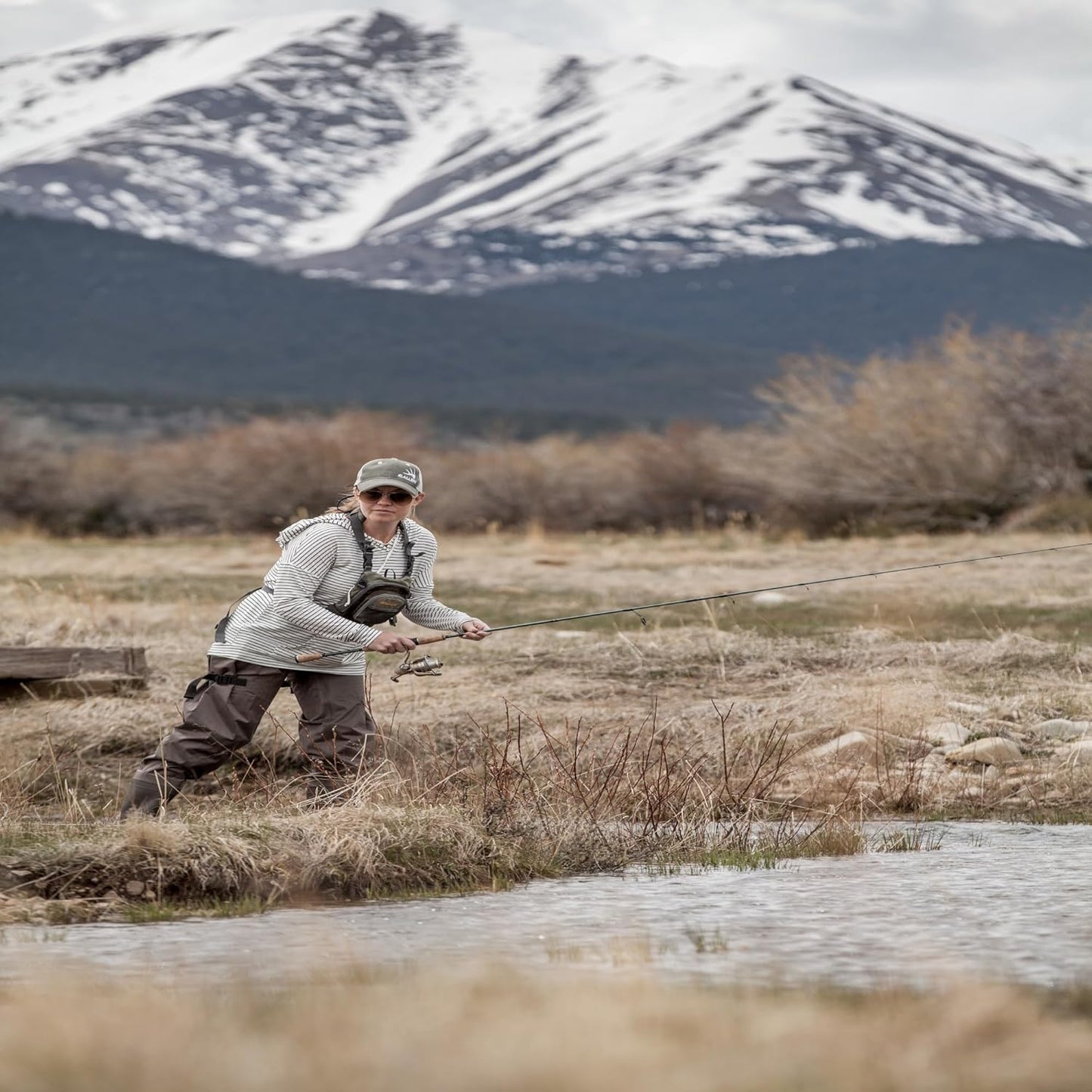 Allen Company Ultra-Light Gallatin Strap Pack Fishing Vest, Fits up to 4 Tackle/Fly Boxes, 14 Accessory Pockets