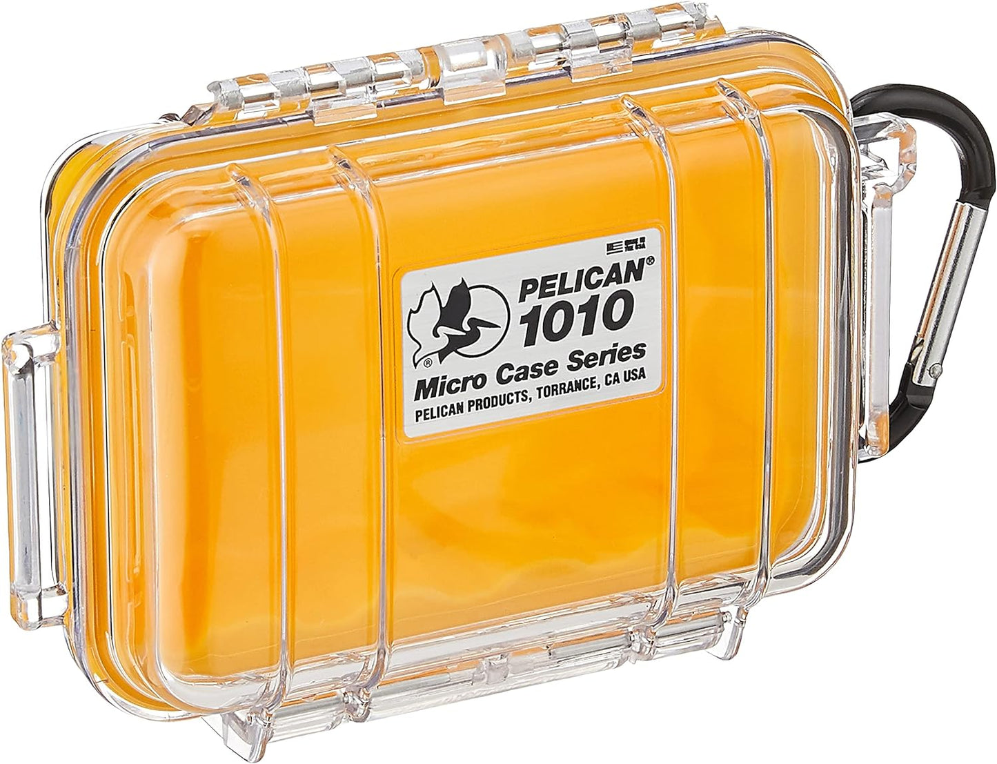 Pelican 1020 Micro Case (Black/Clear)