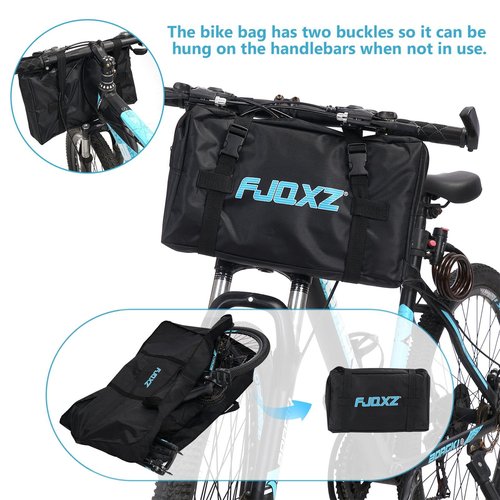 Elffthy 26 Inch Folding Bike Carrier Bag - 1680D Durable, Waterproof Bike Case for Air, Cars, Train Travel