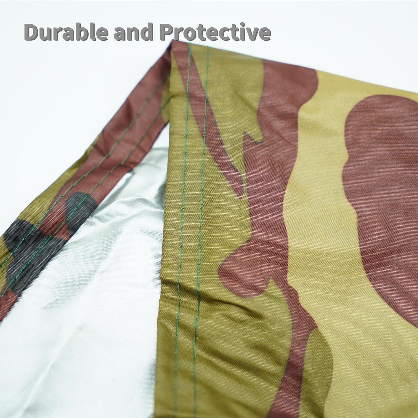 Camouflage Bicycle Cover For 2~3 Bikes, Maveek Waterproof Cycle Bike Ebike Cover With Lock Hole, Dustproof UV Resistant Travel Outdoor Protection Indoor Storage
