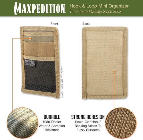 MAXPEDITION Gear Hook and Loop Mini Organizer