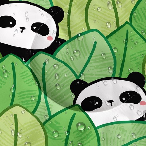 XYNHML Cartoon Panda Camping Sleeping Bags for Adults Kids Boys Girls Cold Weather Warm Backpacking Kawaii Animals Green Leaf Sleeping Bag for All Seasons Camping, Camping Gear Equipment, Traveling