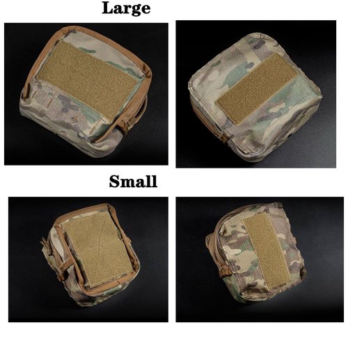 Tactical Molle Pouch Compact EDC Utility Gadget Pouch Waist Bags Sundries Storage Admin Organize Gear Gadget for Military Backpack Vest (Camo)