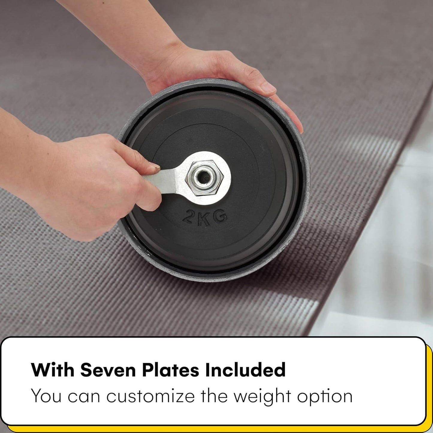 Adjustable Kettlebell Set 26-70 lb - Strength Training with Secure Lock & Durable Steel