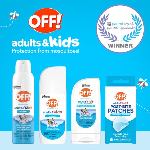 OFF! Insect Repellent Lotion for Adults & Kids, Fragrance-Free Bug Repellent for Everyday Protection from Mosquitoes and Ticks, 3.8 oz