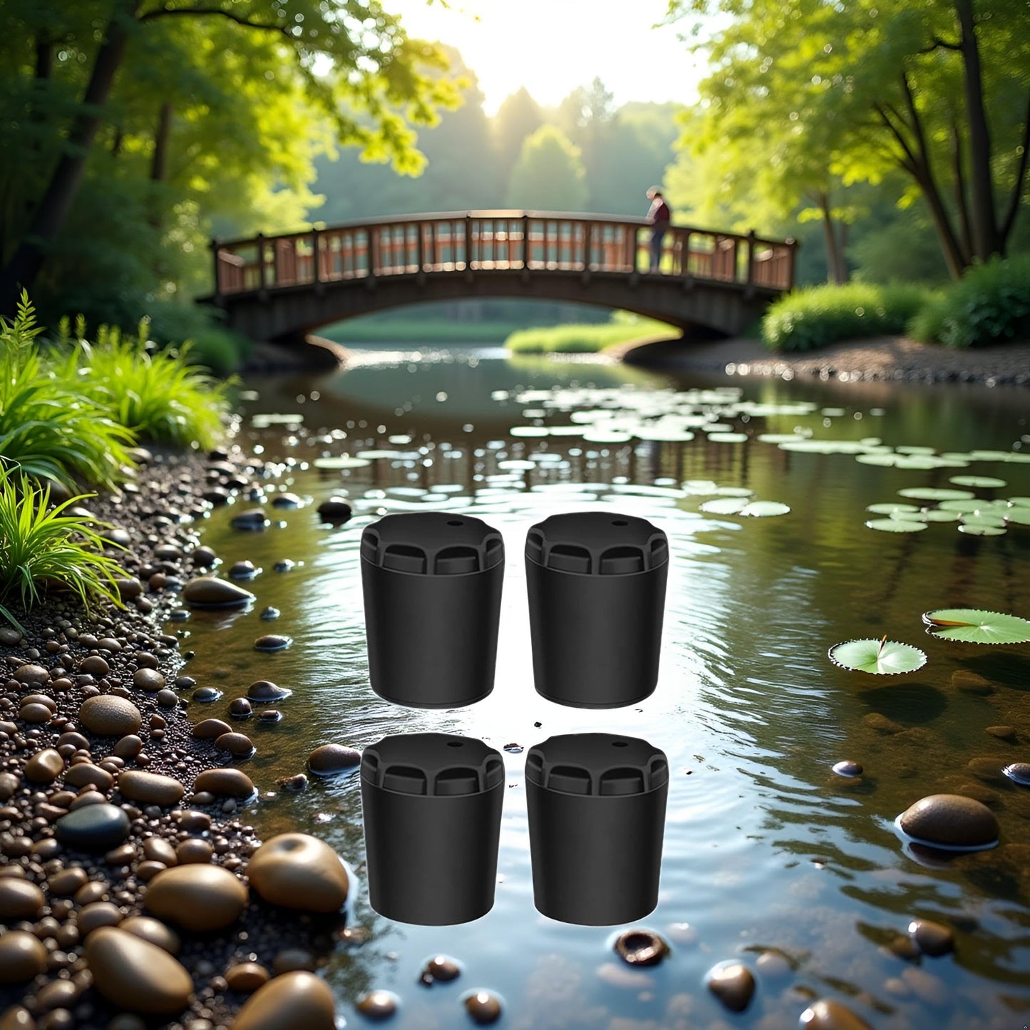 4Pcs Black Fishing Rod Butt Cushion - Fishing Rod End Caps | Fishing Rod Seat Cushions | Silicone Fishing Rod Protector | Fishing Seat Protector Gimbal End Cap for Fishing Rods and Accessories