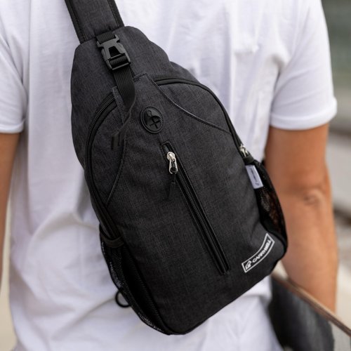 Carrywell |Not Made In China| Crossbody Sling Backpack, Small Sling Bag For Travel and Hiking, Anti-Theft Chest Bag