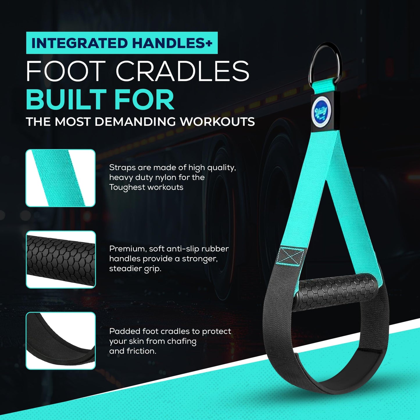 The Unity Training Co. All In One Suspension Trainer Kit, Full Body Workout at Home, Exercise Straps That Will Help You Build Muscle, Burn Fat and Improve Mobility