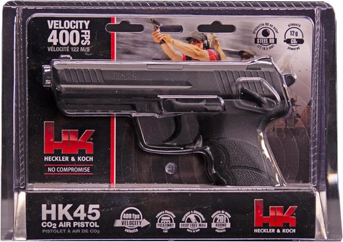 HK Heckler & Koch HK45 .177 Caliber BB Gun Air Pistol - Realistic Shooting Experience