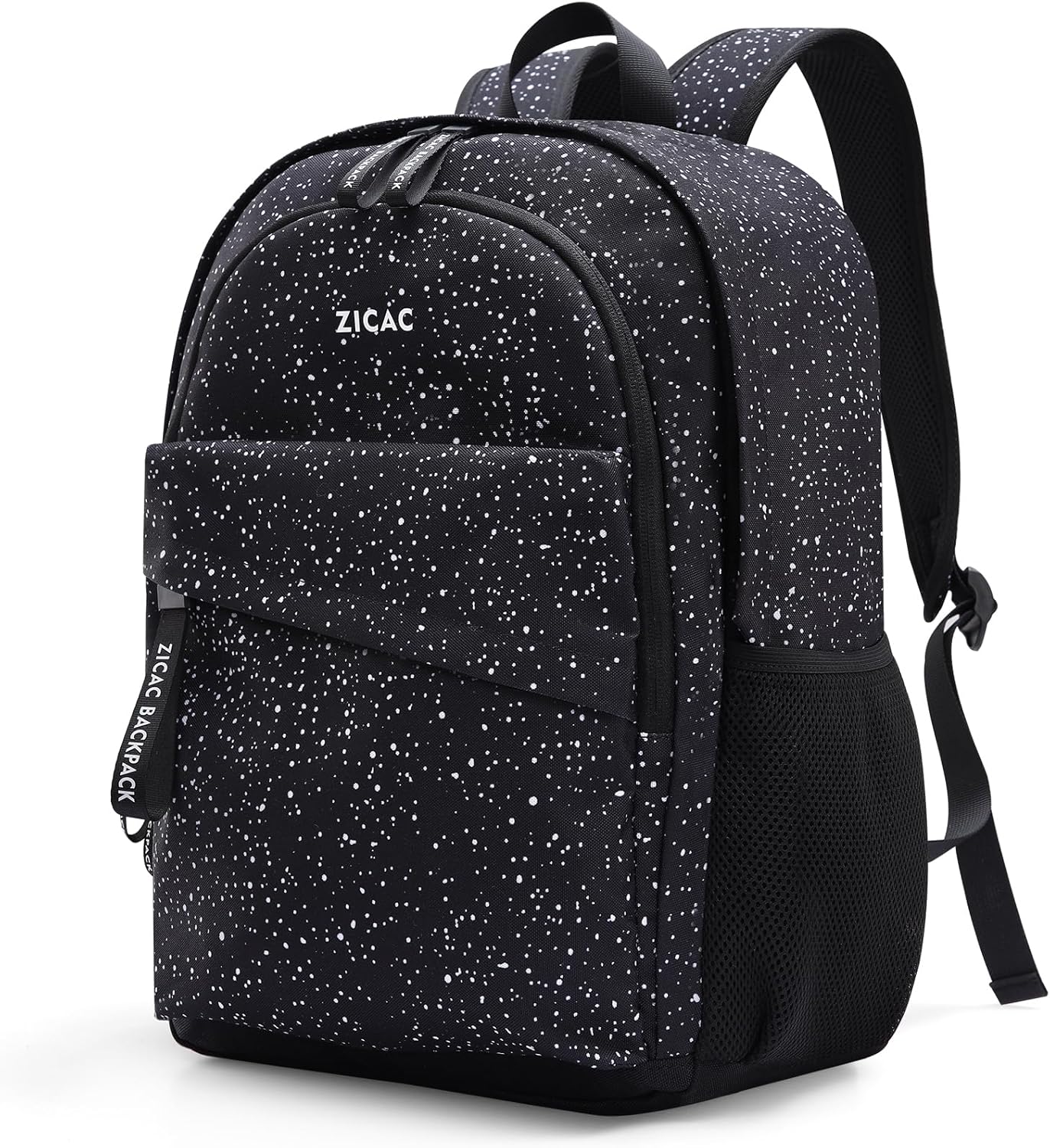 Zicac Canvas Backpack, Classic Basic Daypack, Lightweight Casual Travel Daypack Satchel Backpack Unisex
