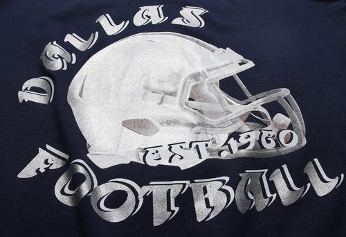 Womens City Football Fans Athletic V Neck Tee Shirts - Navy Size: Small