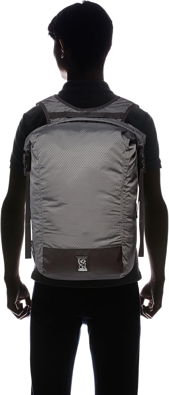 Chrome Industries Pro Barrage Waterproof Roll-Top Satchel Backpack Black Black