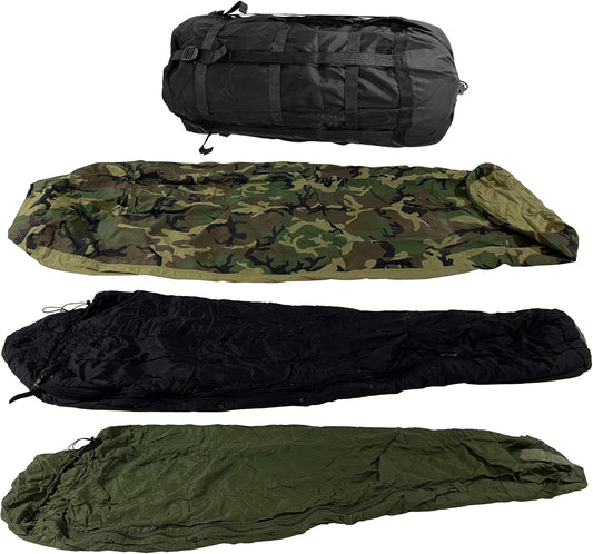 Military Modular Sleep System 4 Piece with Goretex Bivy Cover and Carry Sack