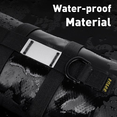 WEEROCK 5L Bike Bag Front Fork Bag 1 Pack Waterproof Bicycle Bag Large Capacity Quick Release Bike Pannier for Mountain Bike MTB, Cruiser Bike, Traveling Bike