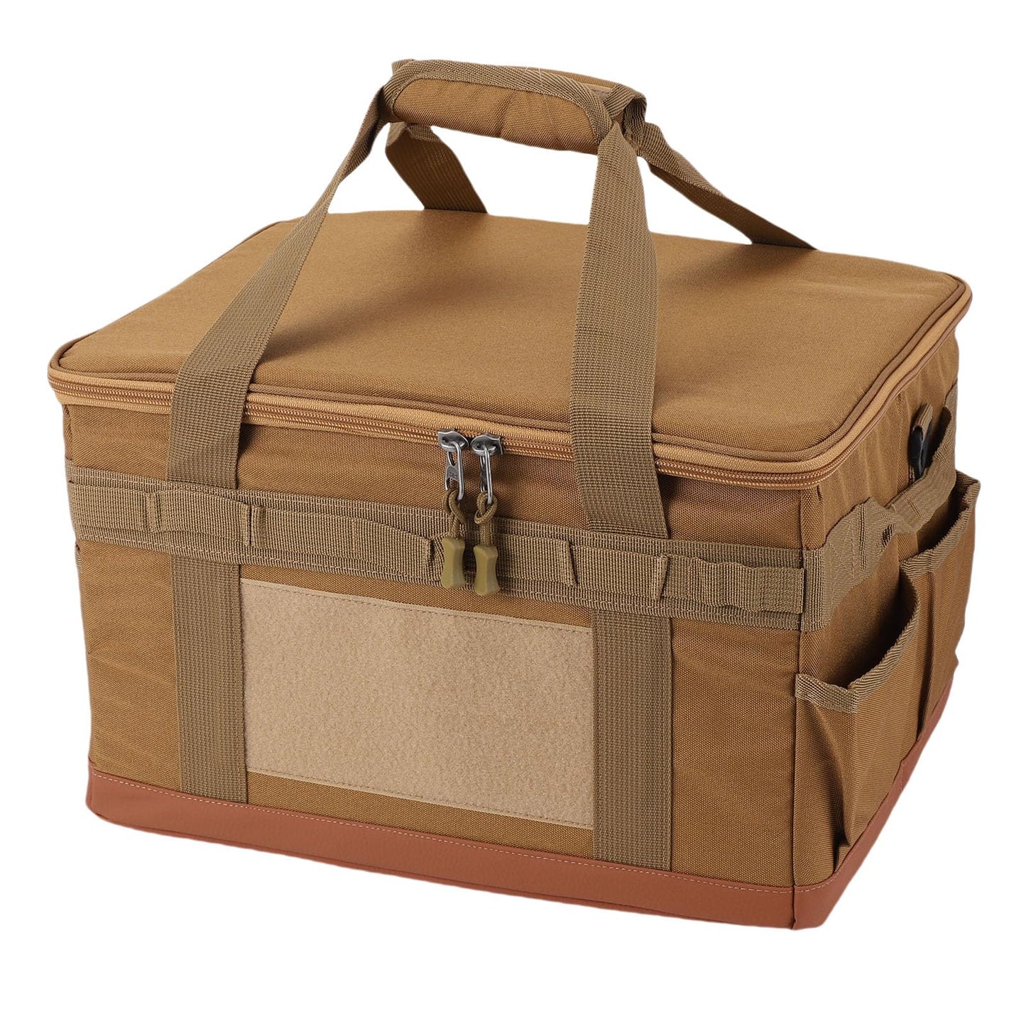 Fockety Camping Storage Bag, Large Capacity 30L BBQ and Picnic Bag Organizer with Handles, Hard Design Trunk Organizer Multipurpose Tactical Bags