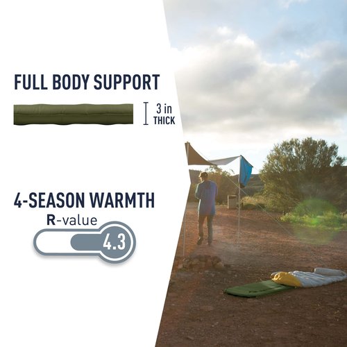 Sea to Summit Sleep System: Camp Plus SI Mat and Comfort Blend Sleeping Bag Liner