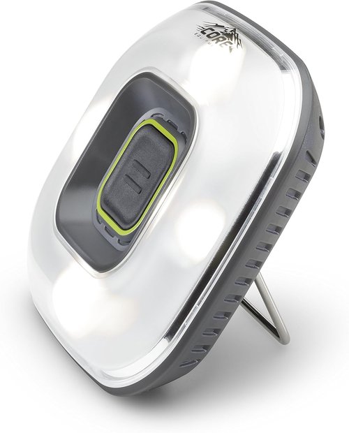 CORE 100 Lumen LED Tent Light Lantern, Includes 3 AA Batteries, for Camping