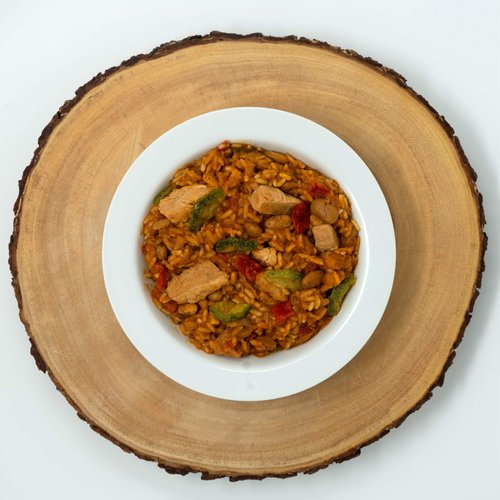 Mountain House Mexican Style Adobo Rice & Chicken, 2-Servings | Gluten-Free & Breakfast Skillet | Freeze Dried Backpacking & Camping Food | 2 Servings | Gluten-Free