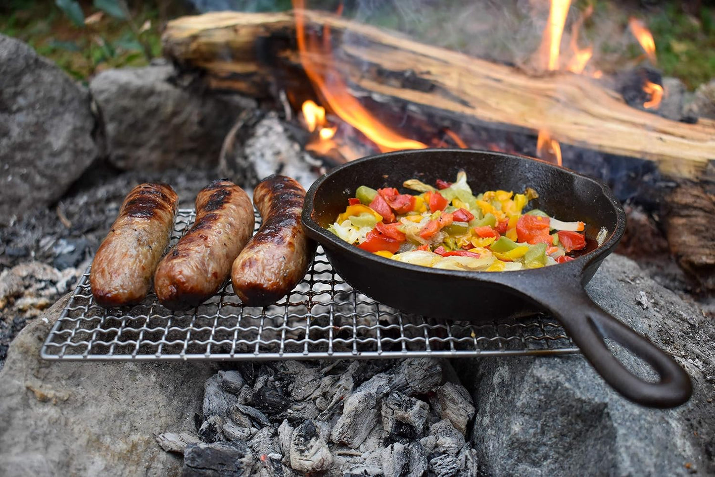 Woodsman Titanium Grill | The Original Ultralight Titanium Bushcraft Grill