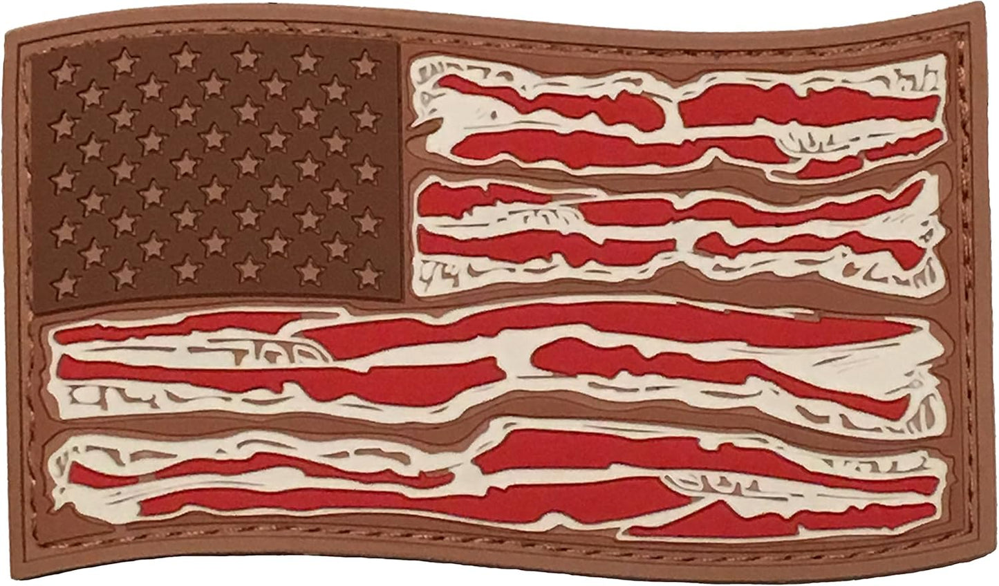 American Bacon Flag - PVC Morale Patch