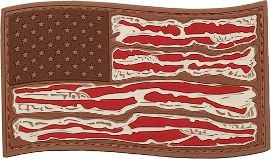 American Bacon Flag - PVC Morale Patch