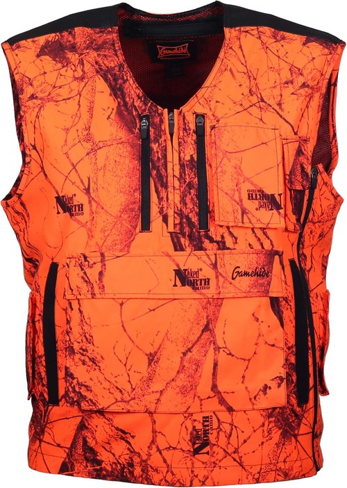Blaze Orange Big Game Hunting Vest - Gamehide Mountain Pass Extreme