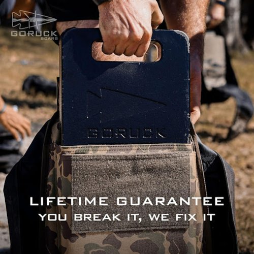 GORUCK Rucker 4.0 20L Black & 30Lb Ruck Plate Bundle