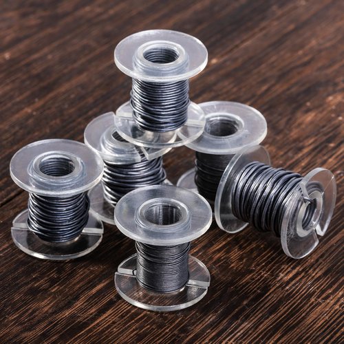 Goture Fly Tying Lead Wire,0.02”/0.03”/0.04" Fly Tying Wire Fly Tying Materials Soft Lead Wire Weight Thread Streamer Weight Line Fly Tying Equipment