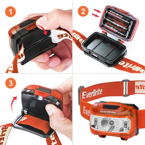 EverBrite 2-in-1 Mini Lanterns and 2 Pack Headlamp