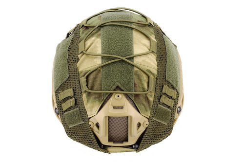 Lancer Tactical Helmet Cover for MH, PJ, and BJ Fast Helmets - Military, Paintball, Hunting, and Shooting Gear - Made from 1000D Nylon (Forest Green)